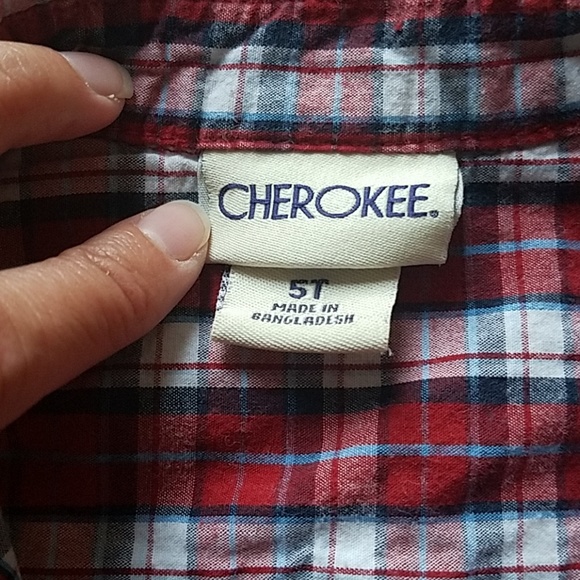 Boys 5t Cherokee long sleeve button up shirt - Picture 2 of 3